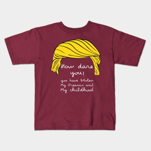 Greta, Thunberg, EPA, Environment, Greenhouse, Carbon, Offset, Environmentalist, Save the earth , anti trump Kids T-Shirt by OsOsgermany